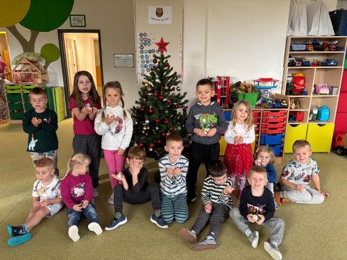 Zdobení stromečku - Sovičky