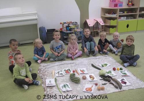 Hra se zeleninou- Veverky